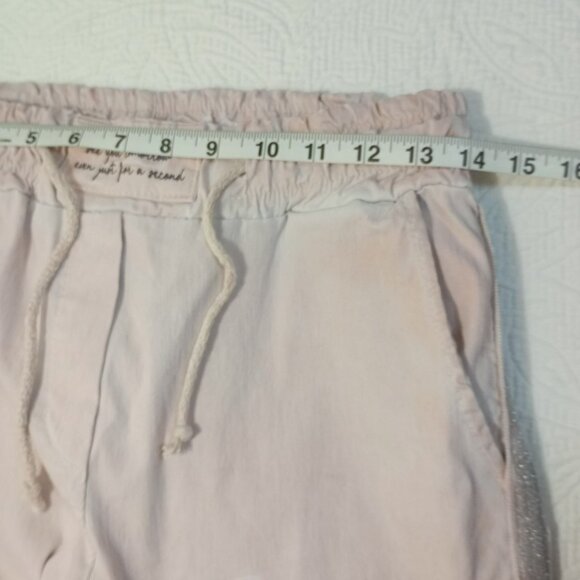 Venti6 Womens Pink Jogger Pants With Sequin Star Design Size M - Picture 8 of 12